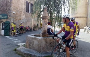 la fontaine de Tourtour Mercredi 8 septembre.